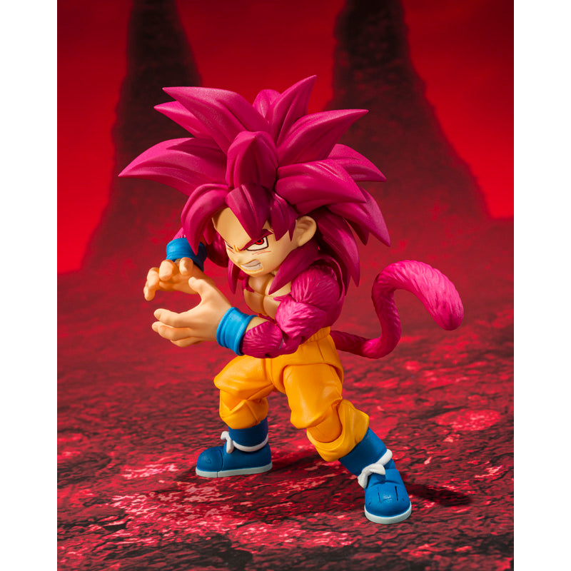 S.H. Figuarts Dragon Ball Daima Super Saiyan 4 Son Goku (Mini) Exclusive Action Figure