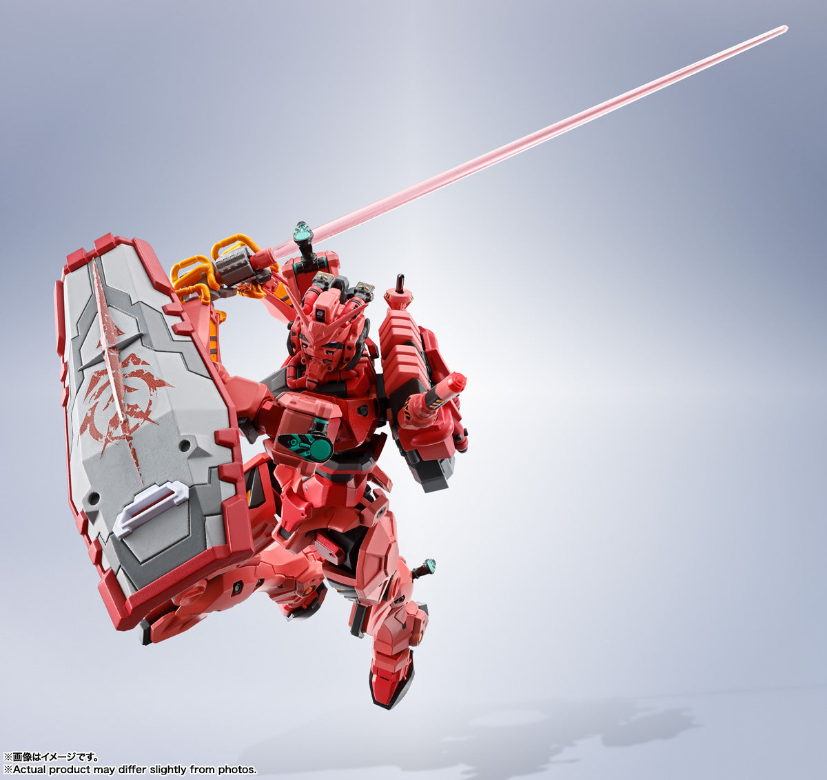 Bandai Metal Robot Spirits Gundam GQuuuuuuX gMS-a Red Gundam Action Figure
