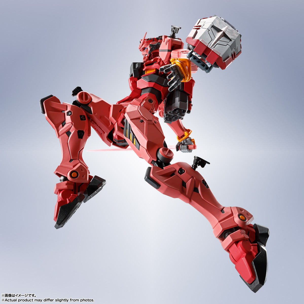 Bandai Metal Robot Spirits Gundam GQuuuuuuX gMS-a Red Gundam Action Figure
