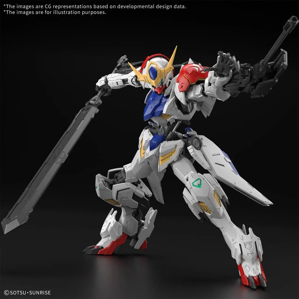 Gundam 1/100 MG IBO ASW-G-08 Gundam Barbatos Lupus Iron Blooded Orphans Model Kit