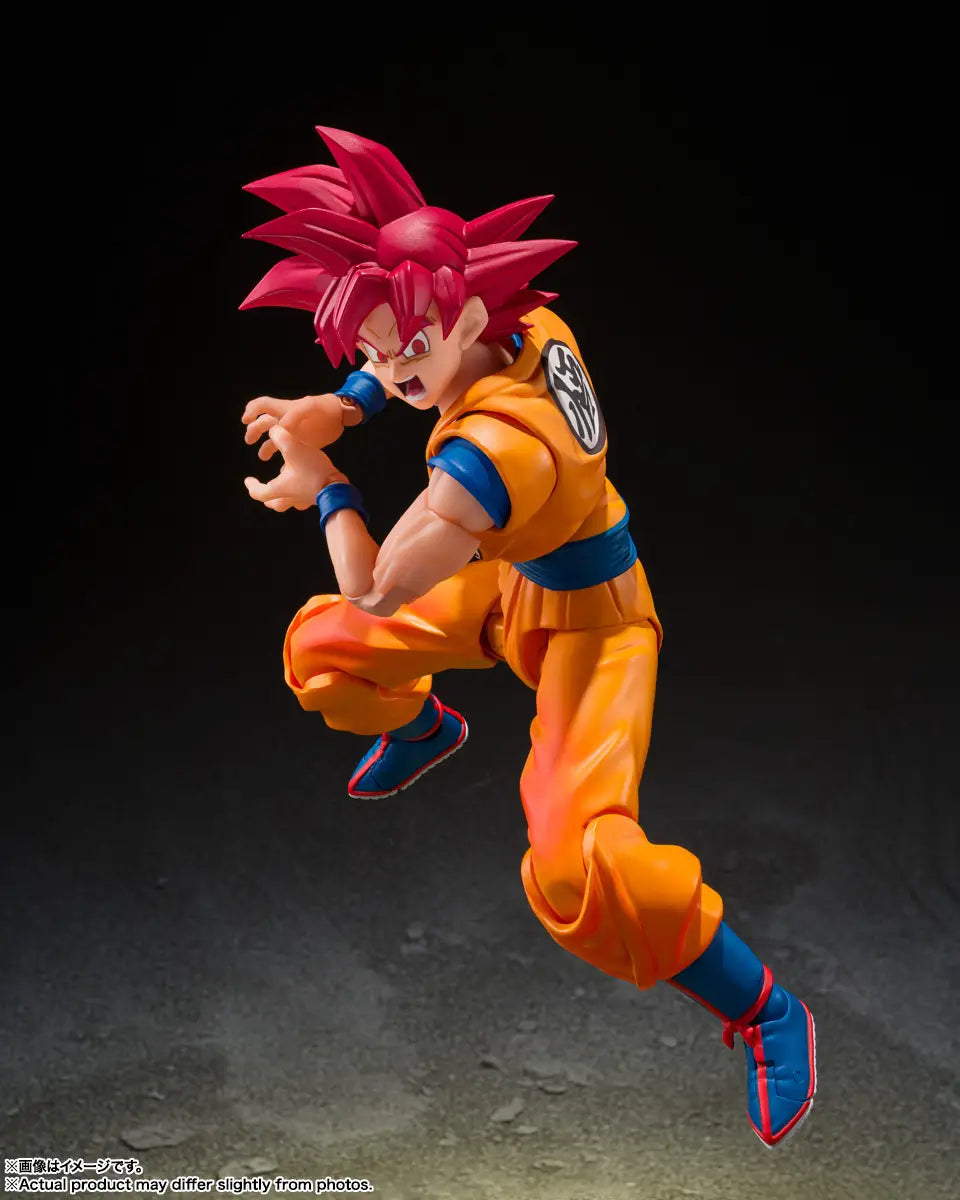 S.H. Figuarts Dragon Ball Super Saiyan God Son Goku -God Aura- Action Figure