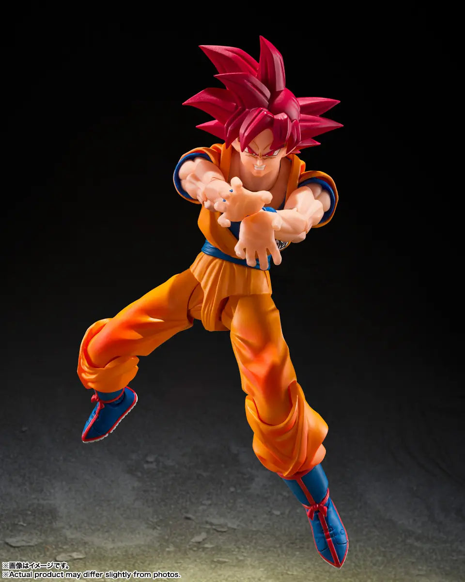 S.H. Figuarts Dragon Ball Super Saiyan God Son Goku -God Aura- Action Figure