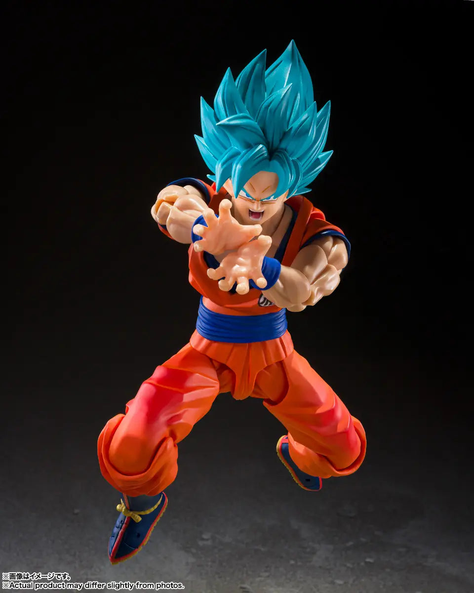 S.H. Figuarts Dragon Ball Super Saiyan God Super Saiyan Son Goku -Blue Power Transcending Limits- Action Figure