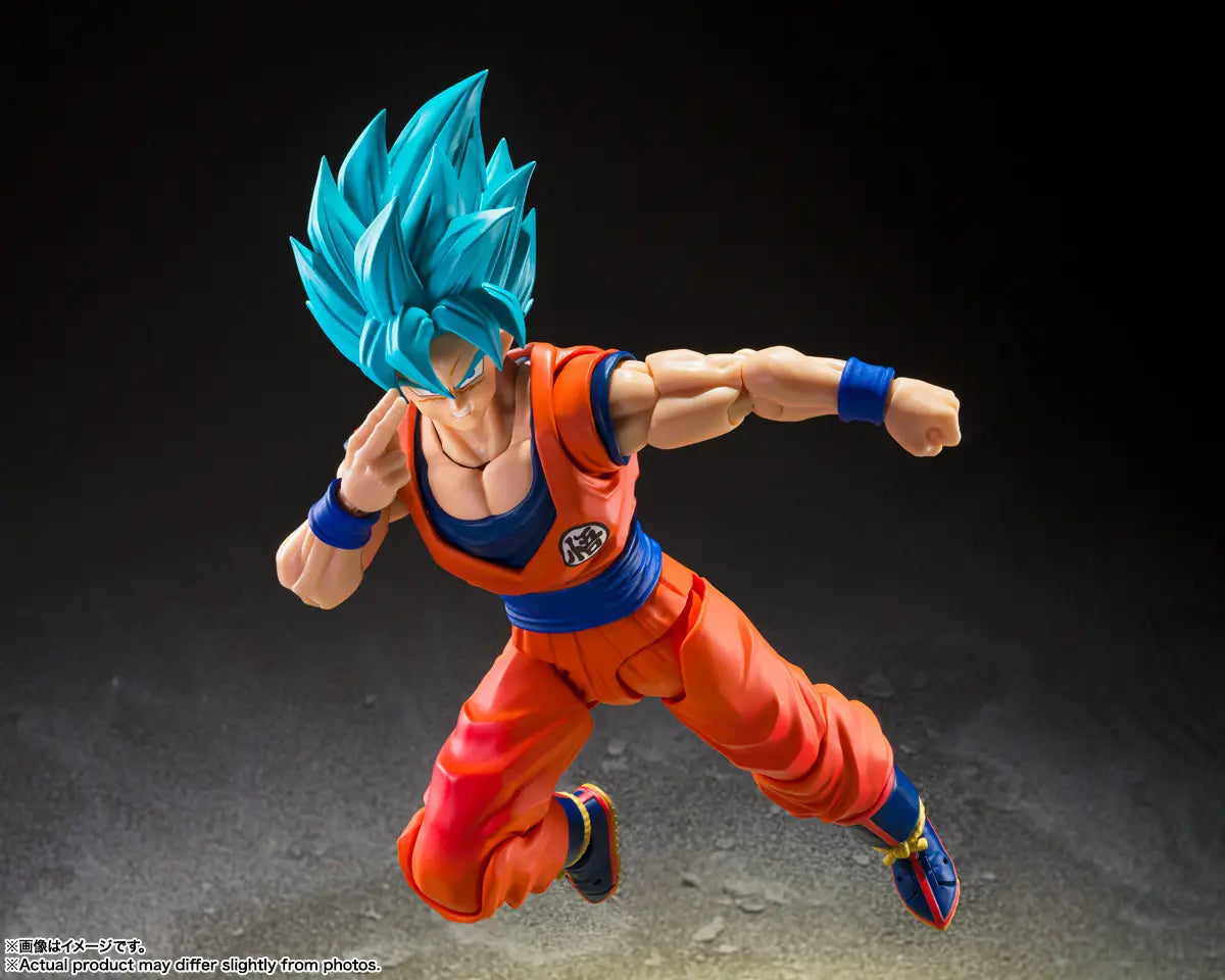 S.H. Figuarts Dragon Ball Super Saiyan God Super Saiyan Son Goku -Blue Power Transcending Limits- Action Figure