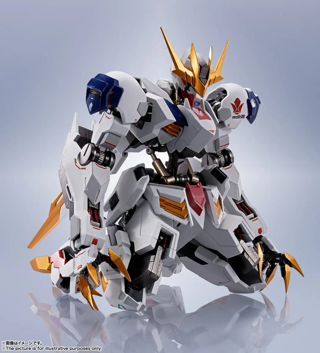Bandai Metal Robot Spirits Gundam Iron-Blooded Orphans Barbatos Lupus Rex (Reissue) Action Figure