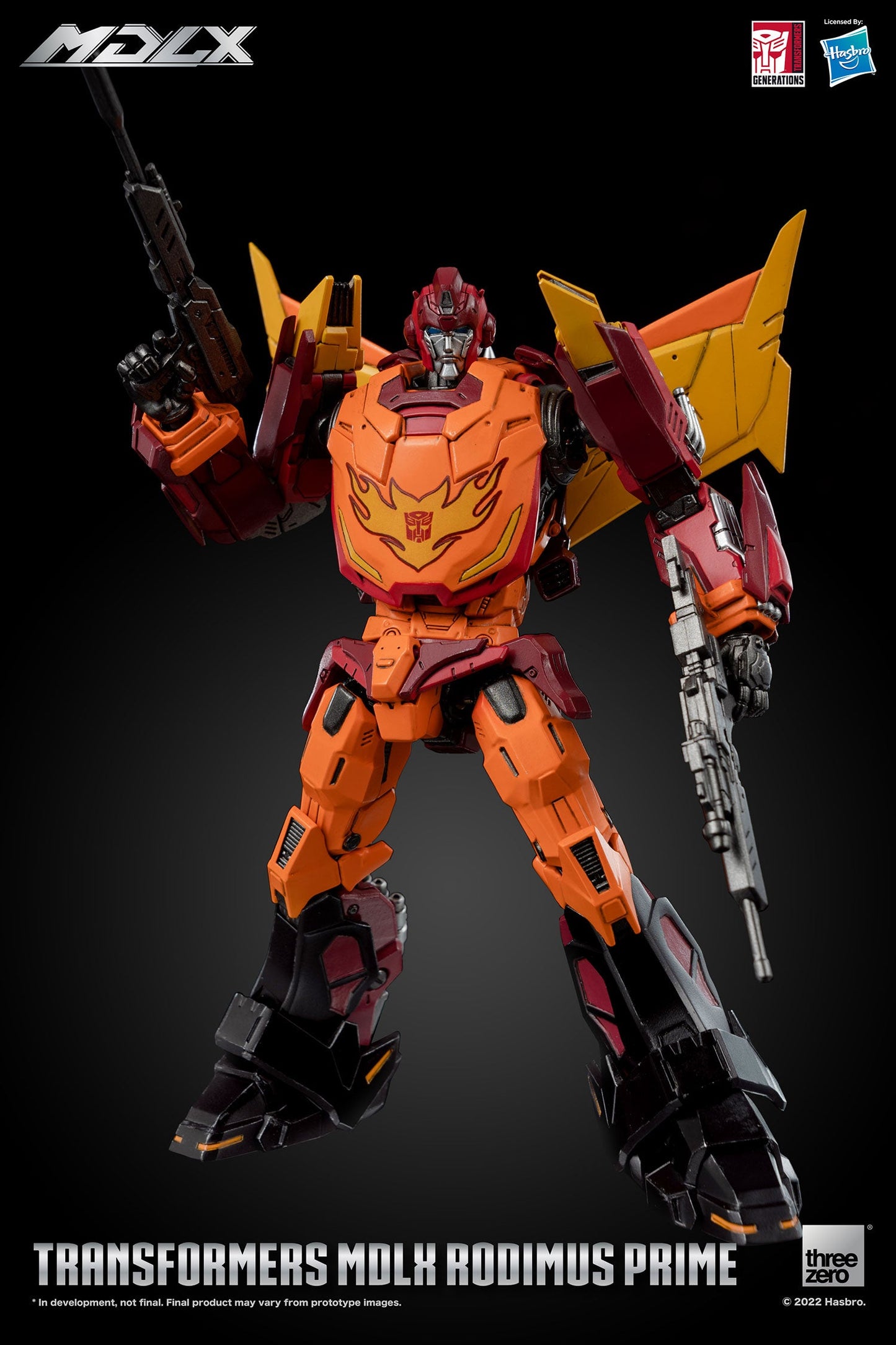 ThreeZero Transformers Rodimus Prime MDLX Scale Figure