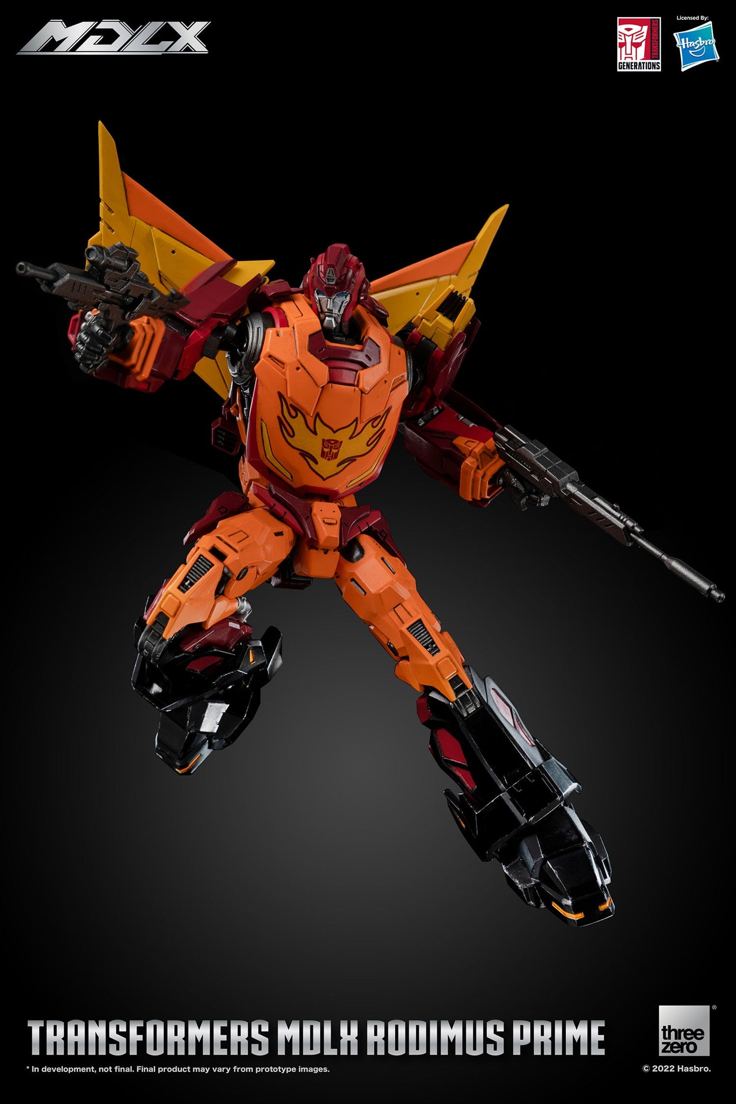 ThreeZero Transformers Rodimus Prime MDLX Scale Figure