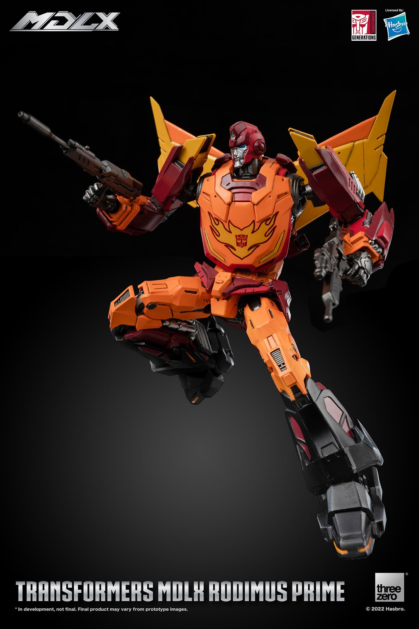 ThreeZero Transformers Rodimus Prime MDLX Scale Figure