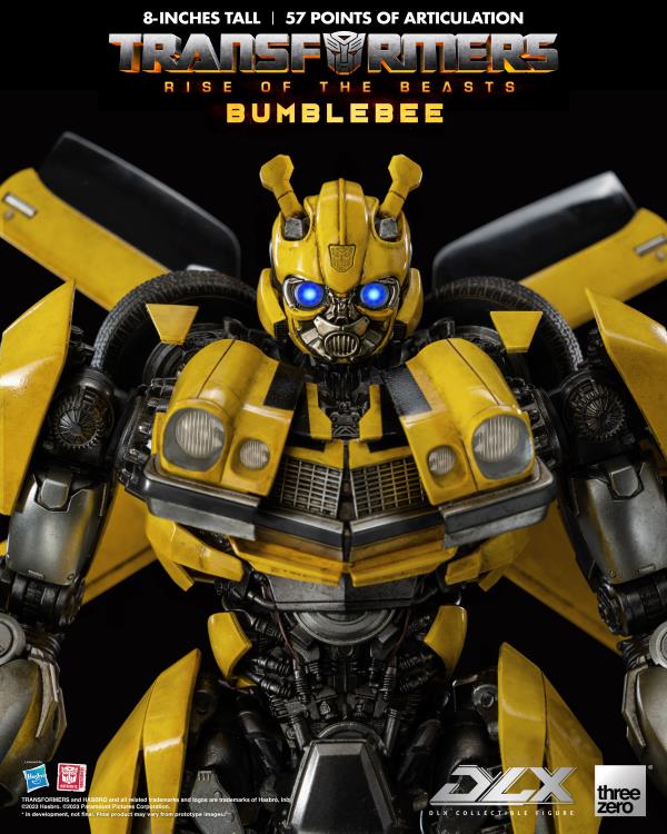 ThreeZero Transformers: Rise of the Beasts Bumblebee DLX Action Figure