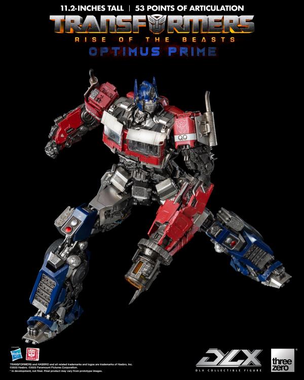 ThreeZero Transformers: Rise of the Beasts Optimus Prime DLX Action Figure