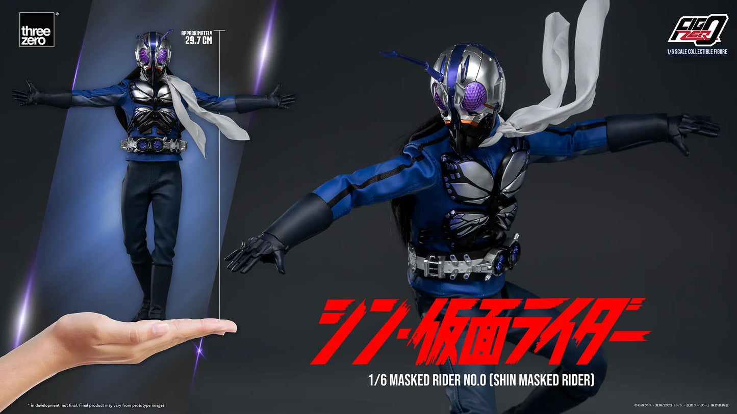 ThreeZero FigZero 1/6 Shin Kamen Rider Masked Rider No.0 Scale Figure