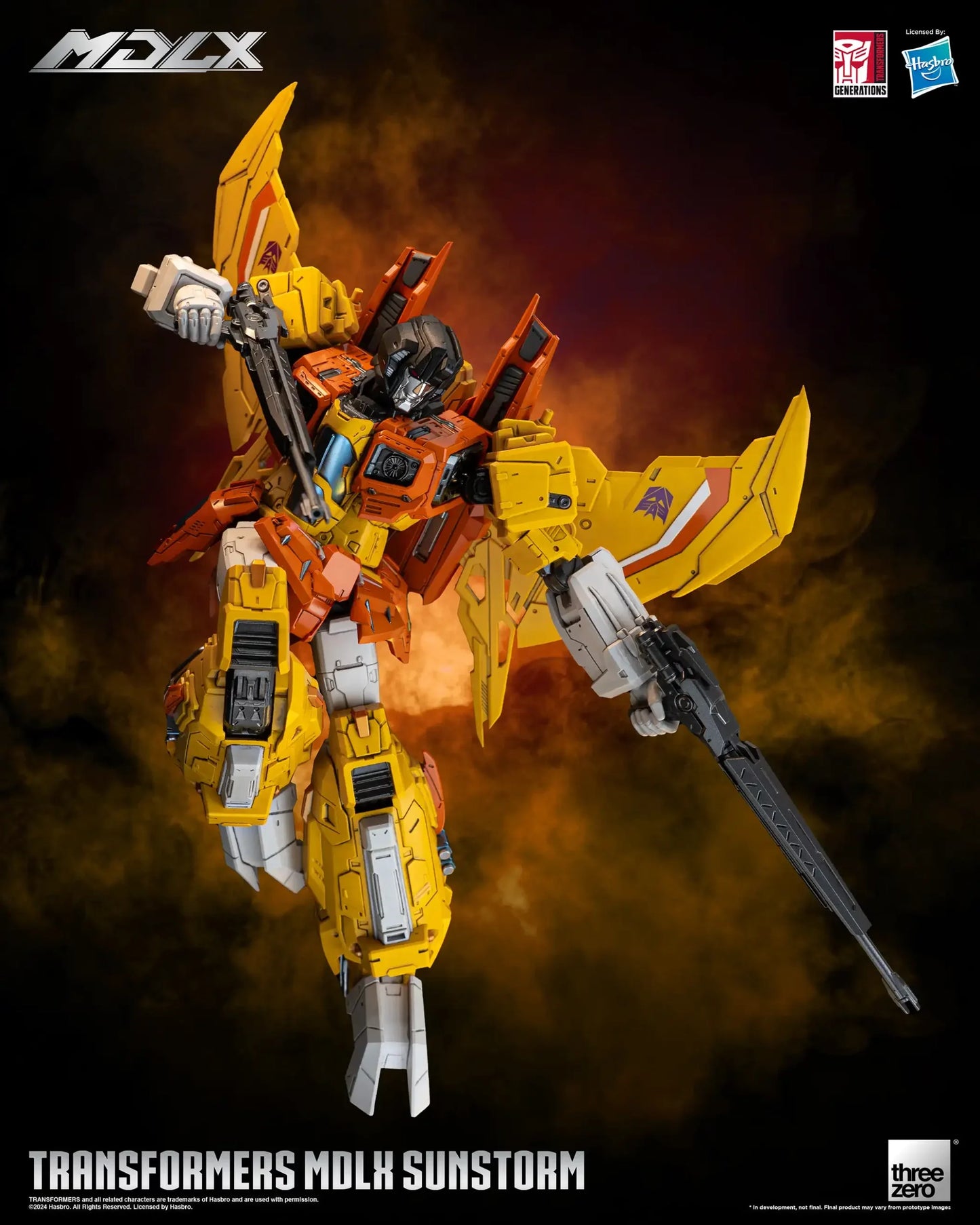 ThreeZero Transformers Sunstorm MDLX Exclusive Action Figure