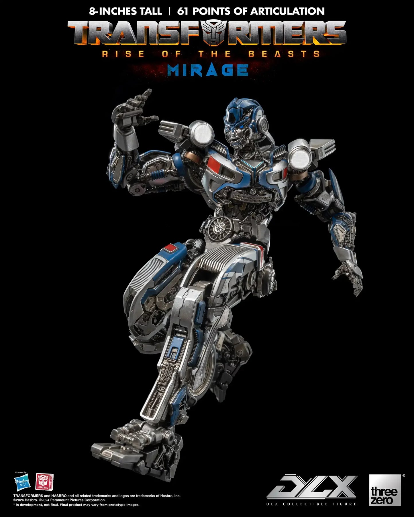 ThreeZero Transformers: Rise of the Beasts Mirage DLX Action Figure