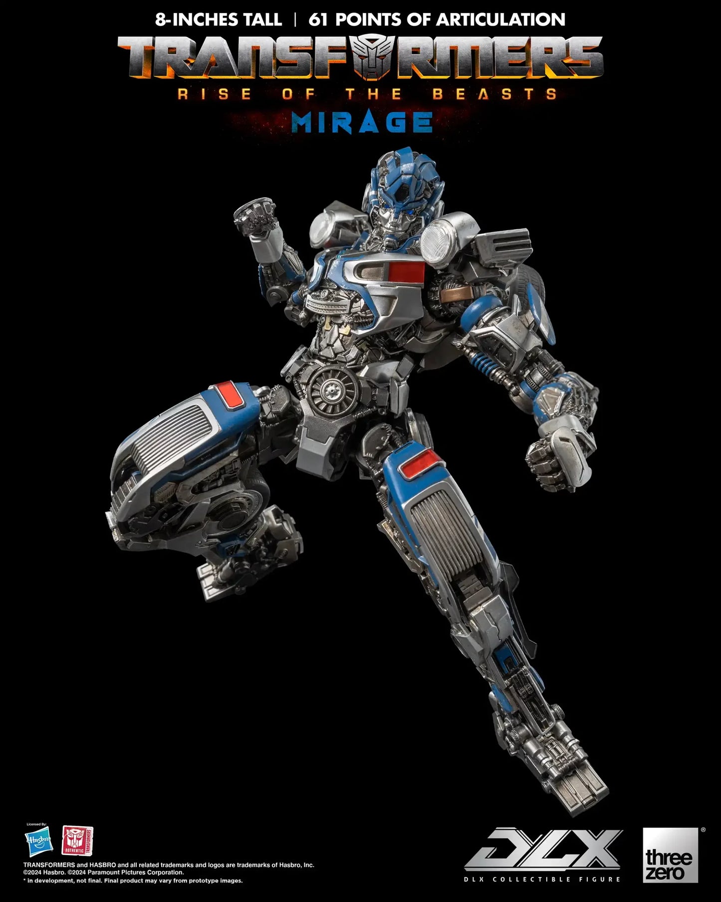 ThreeZero Transformers: Rise of the Beasts Mirage DLX Action Figure