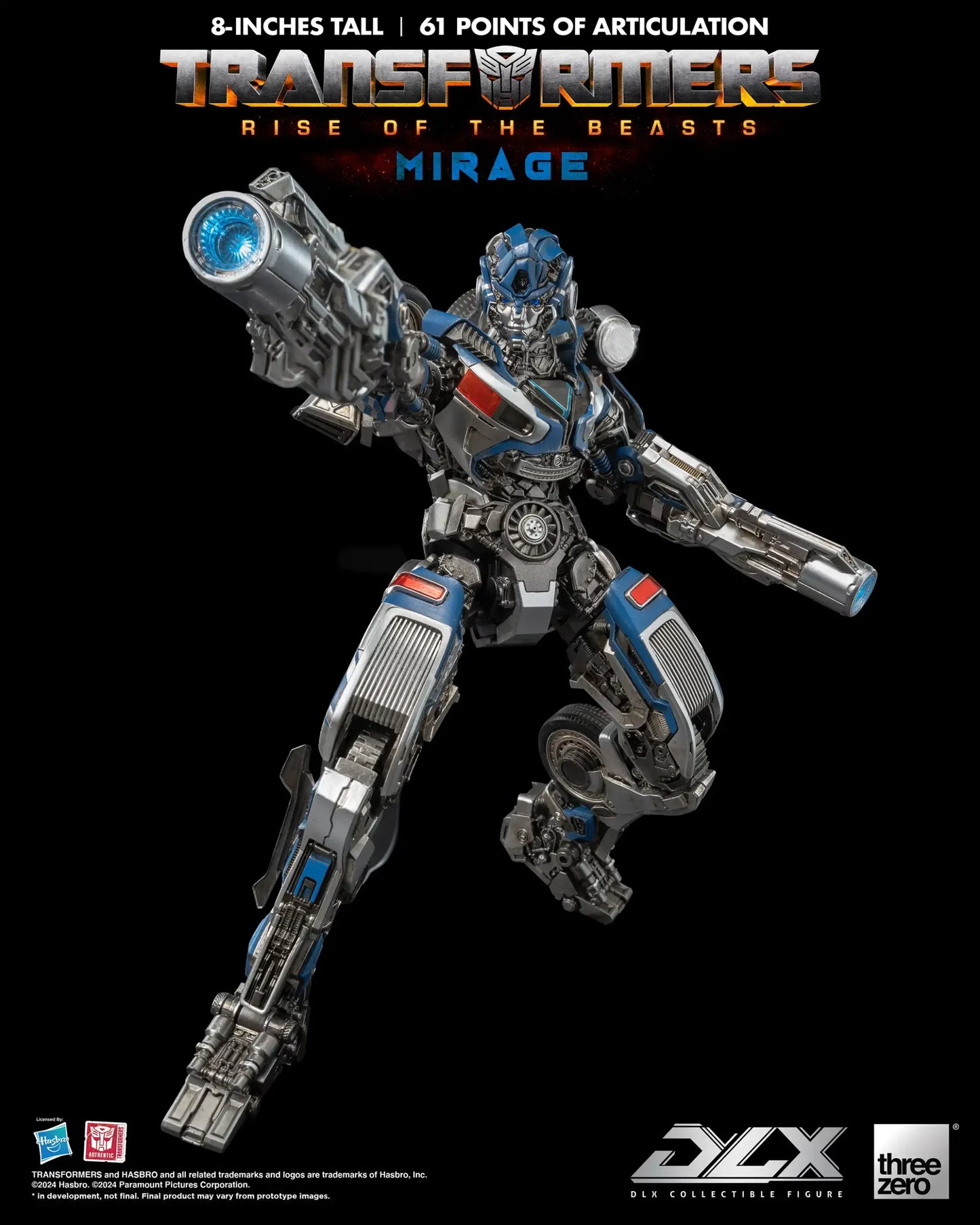 ThreeZero Transformers: Rise of the Beasts Mirage DLX Action Figure