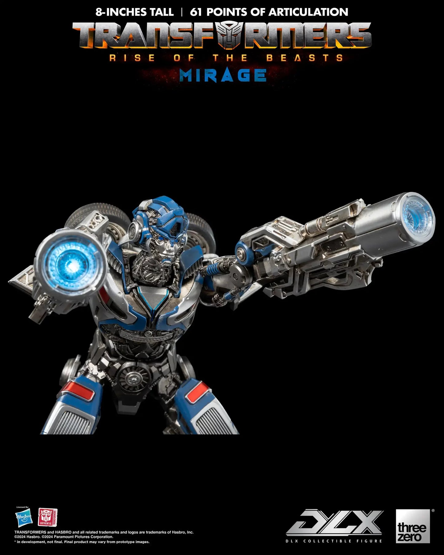 ThreeZero Transformers: Rise of the Beasts Mirage DLX Action Figure