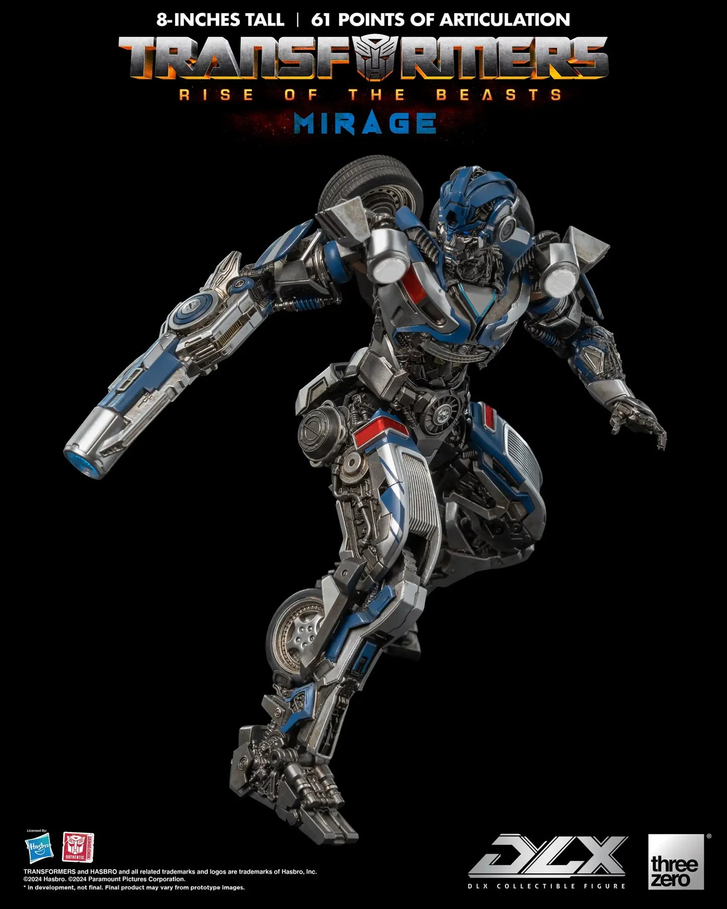ThreeZero Transformers: Rise of the Beasts Mirage DLX Action Figure