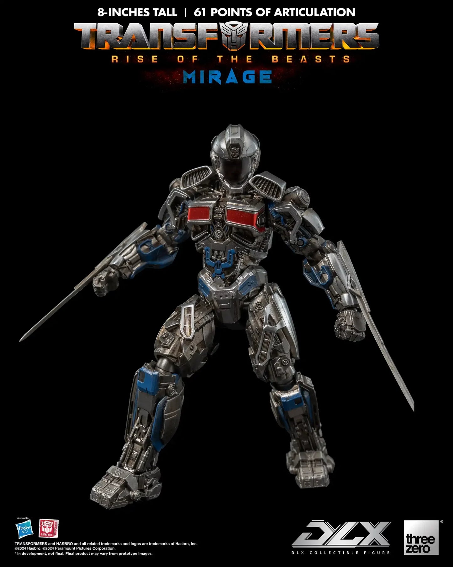 ThreeZero Transformers: Rise of the Beasts Mirage DLX Action Figure