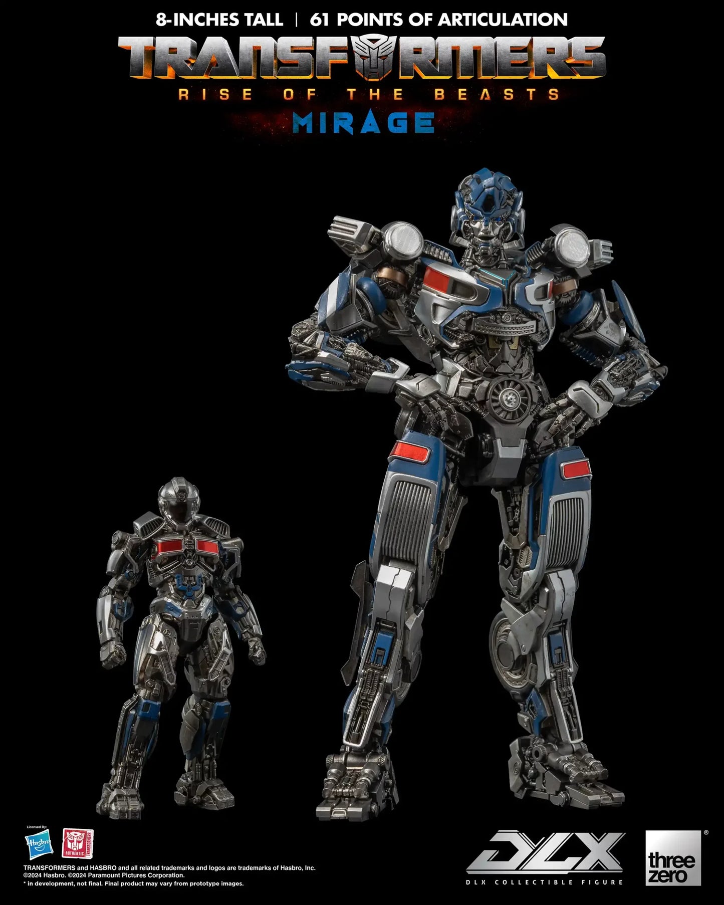 ThreeZero Transformers: Rise of the Beasts Mirage DLX Action Figure