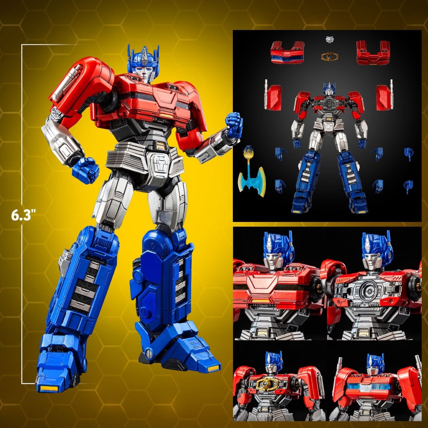 ThreeZero Transformers One Optimus Prime / Orion Pax MDLX Action Figure