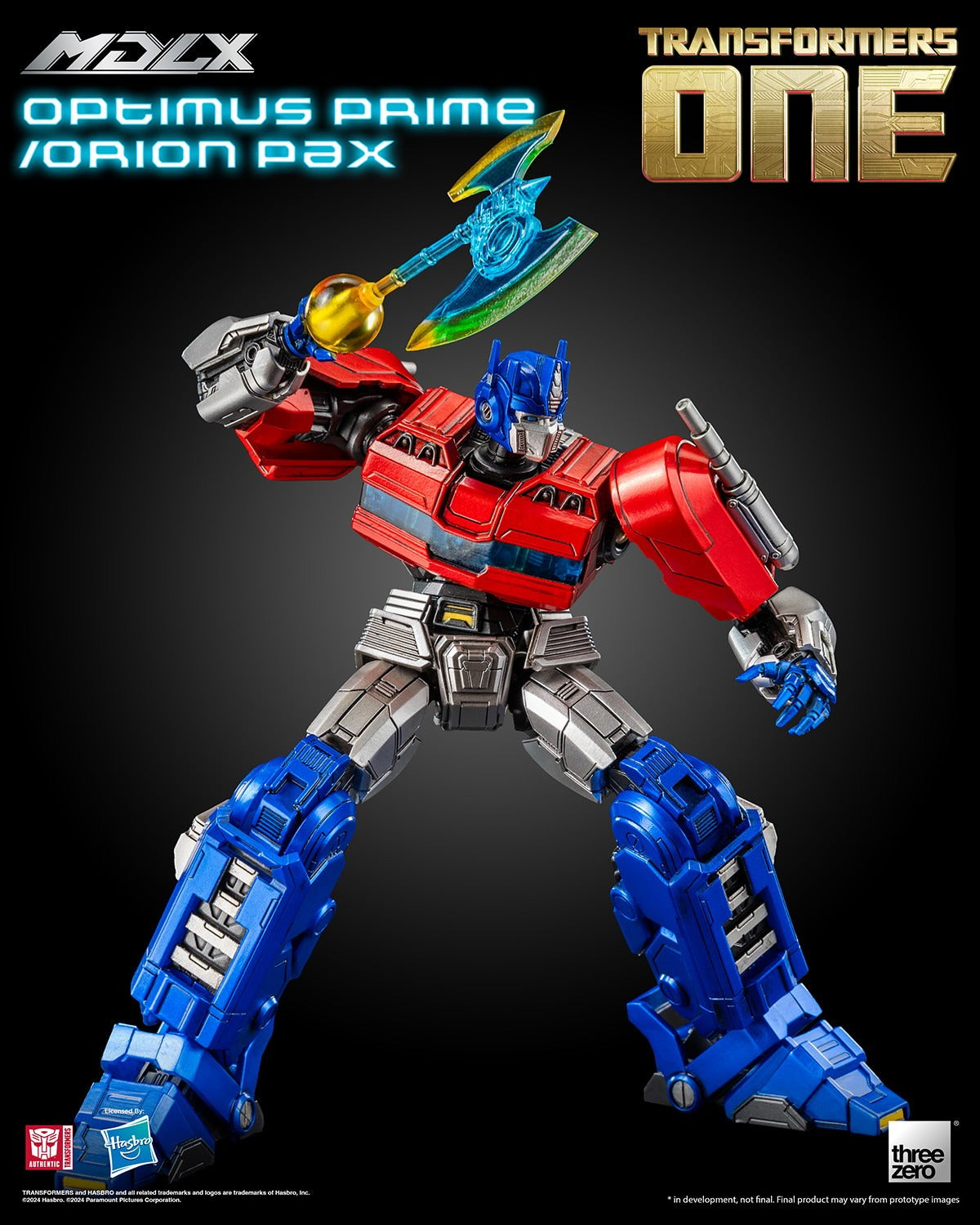 ThreeZero Transformers One Optimus Prime / Orion Pax MDLX Action Figure