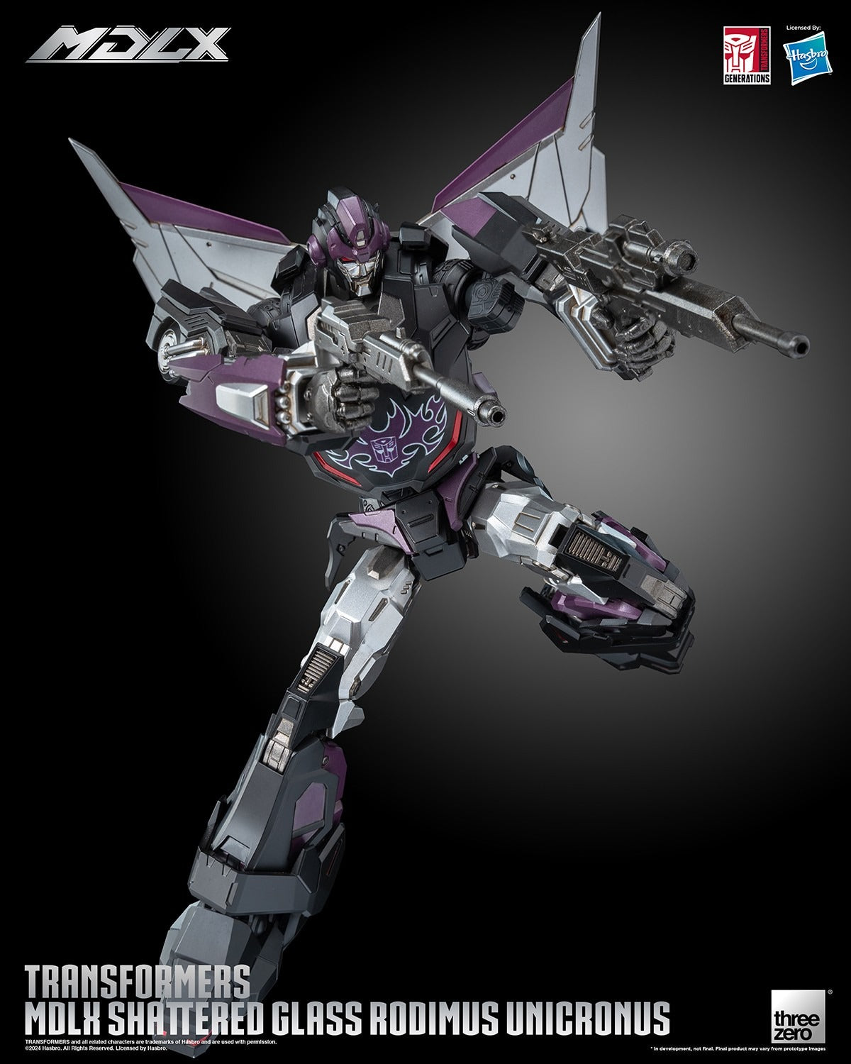 ThreeZero Transformers Shattered Glass Rodimus Unicronus MDLX Action Figure