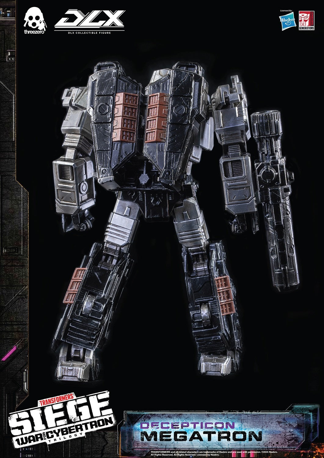 ThreeZero Transformers War for Cybertron Trilogy Megatron DLX Scale Figure