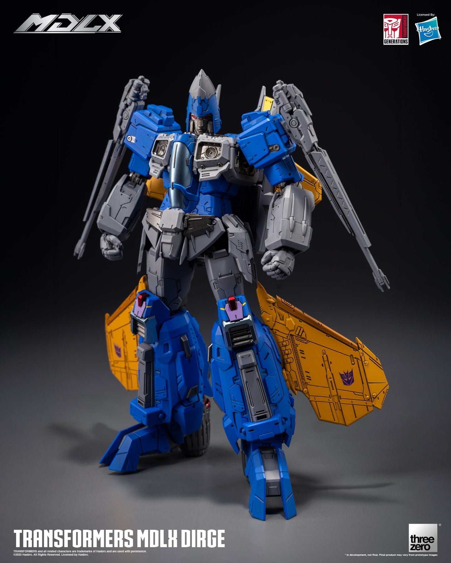 ThreeZero Transformers Dirge MDLX Action Figure