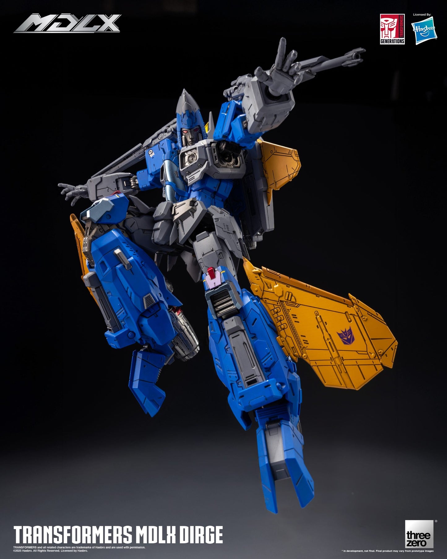 ThreeZero Transformers Dirge MDLX Action Figure