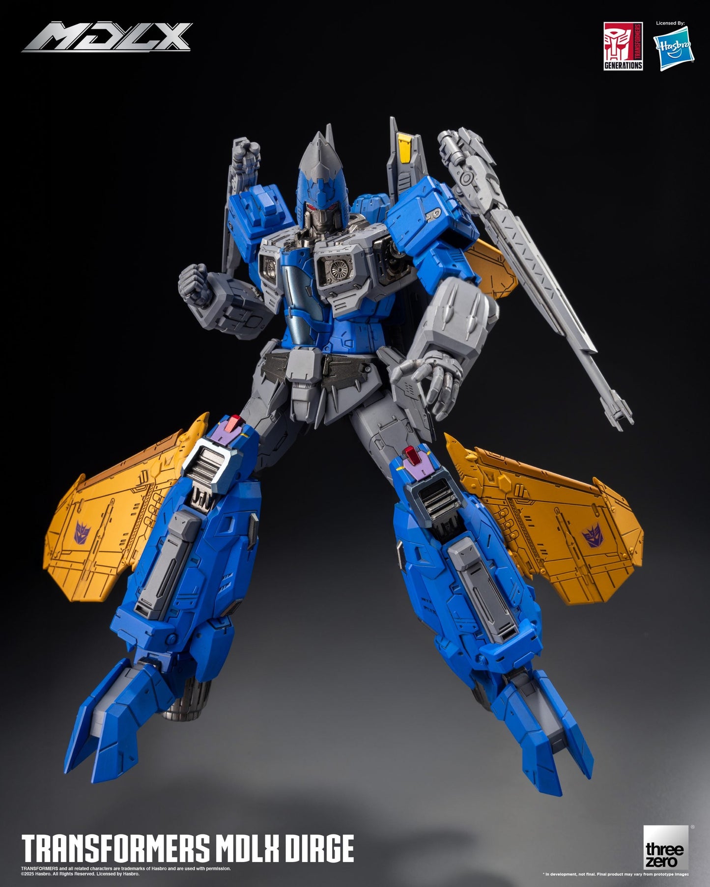 ThreeZero Transformers Dirge MDLX Action Figure