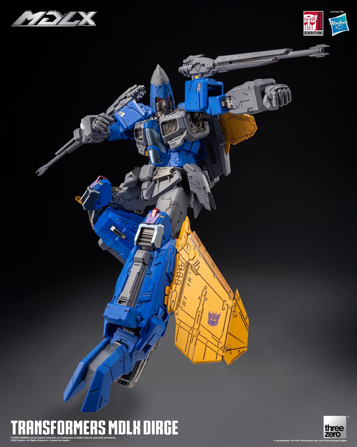 ThreeZero Transformers Dirge MDLX Action Figure