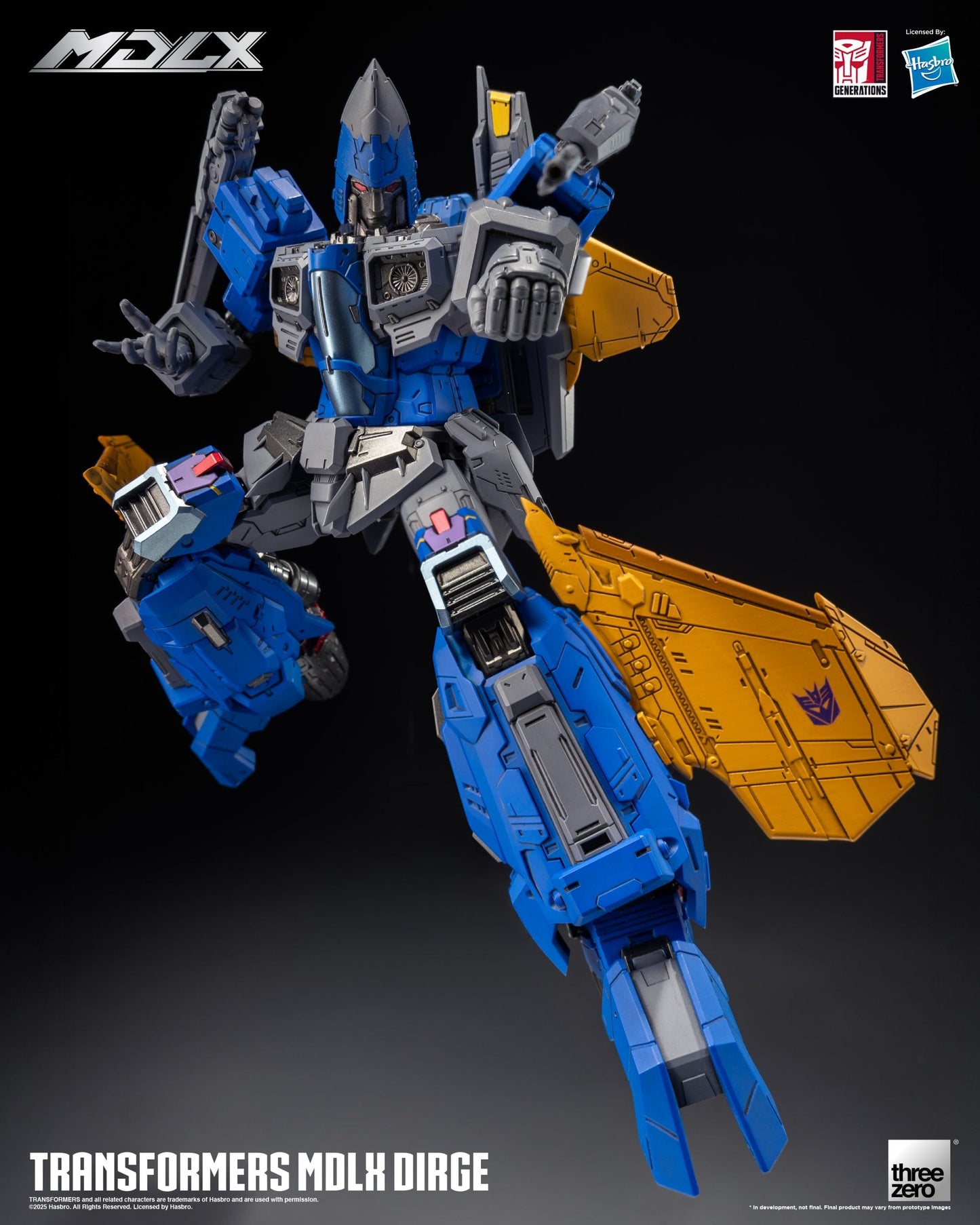 ThreeZero Transformers Dirge MDLX Action Figure
