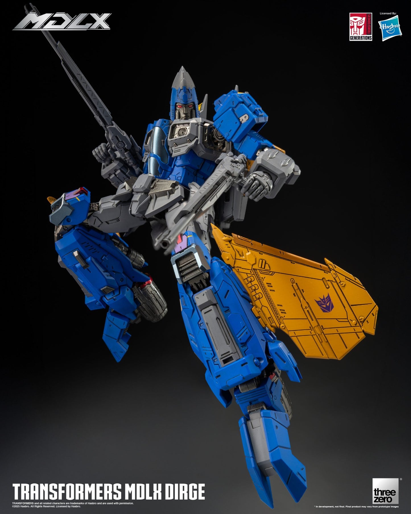 ThreeZero Transformers Dirge MDLX Action Figure
