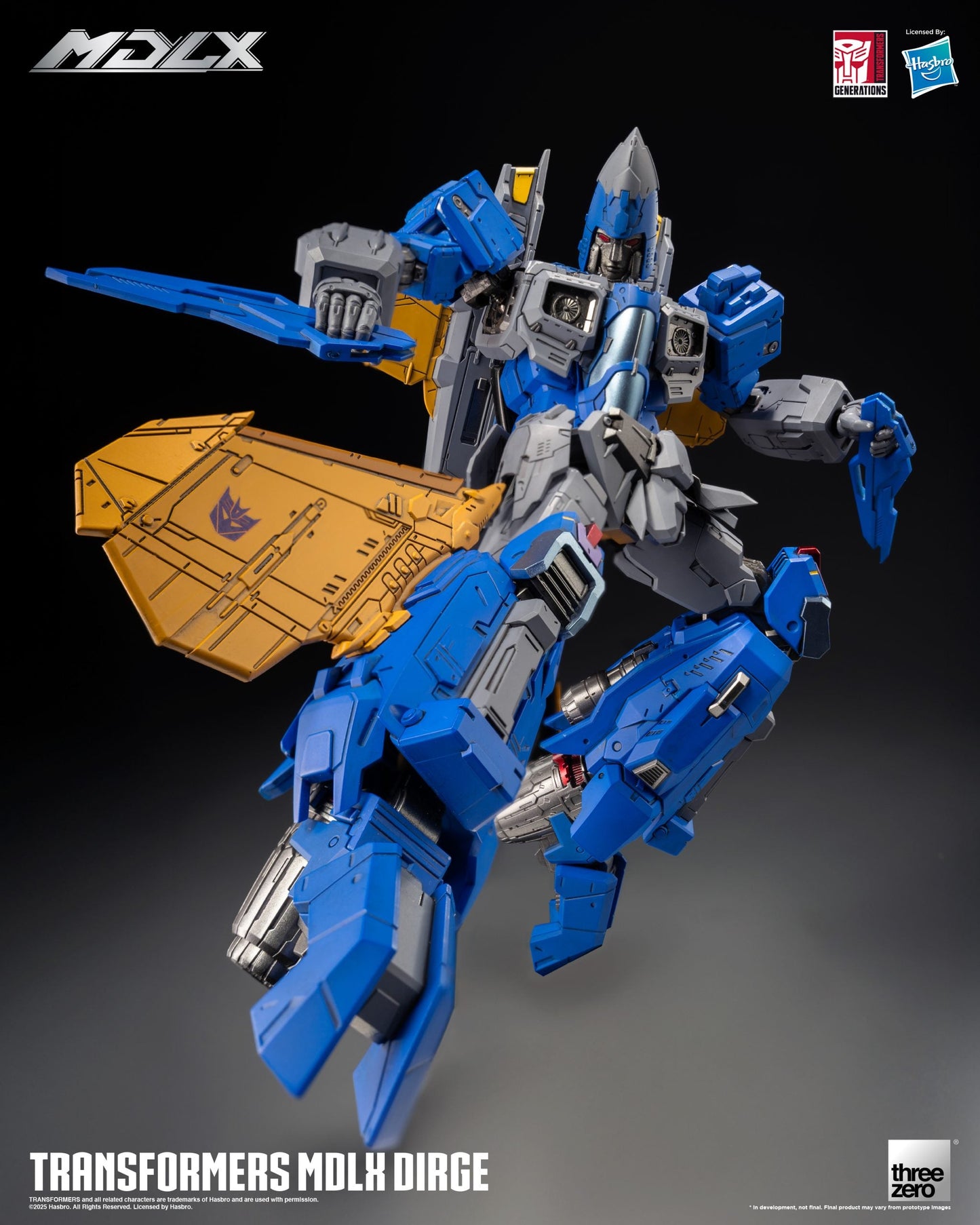 ThreeZero Transformers Dirge MDLX Action Figure