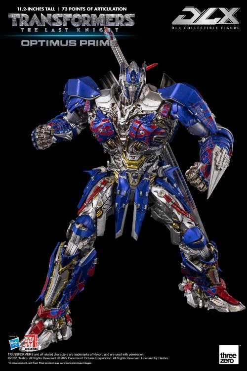 ThreeZero Transformers The Last Knight Optimus Prime DLX Action Figure