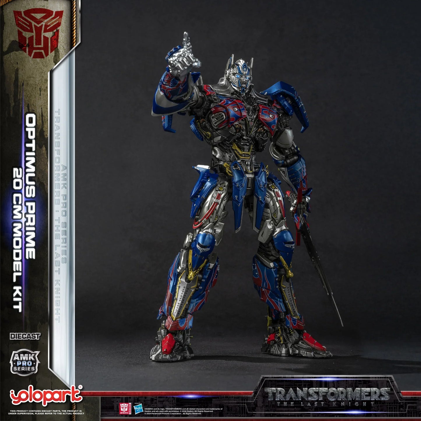 Yolopark Transformers AMK Pro Series Last Knight Optimus Prime Model Kit