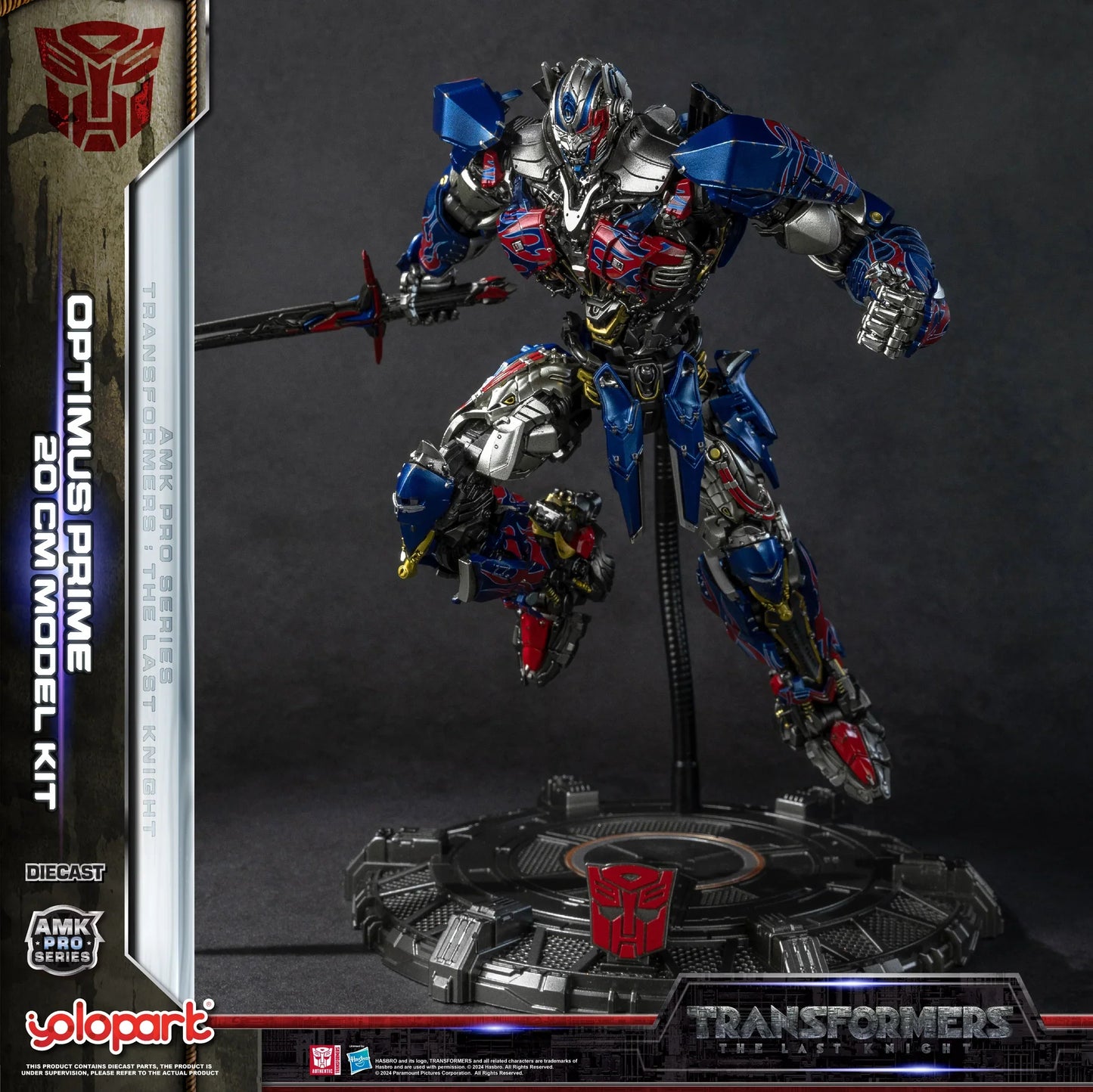 Yolopark Transformers AMK Pro Series Last Knight Optimus Prime Model Kit