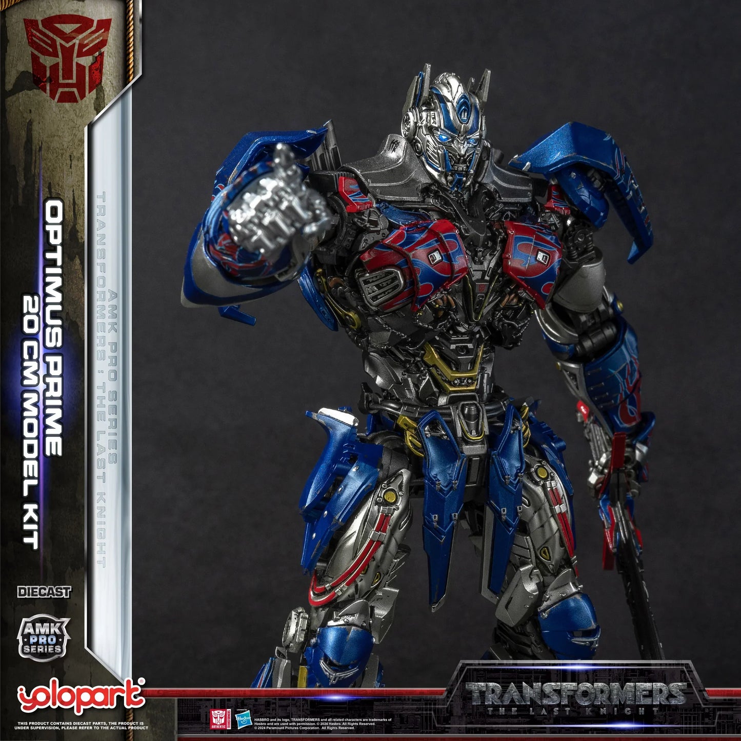 Yolopark Transformers AMK Pro Series Last Knight Optimus Prime Model Kit