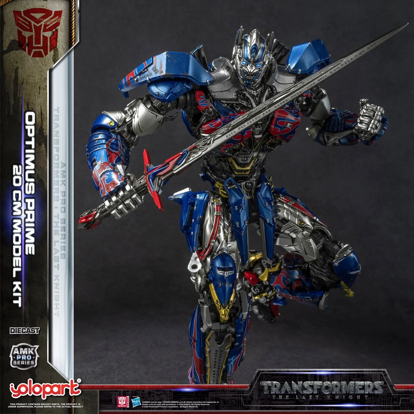 Yolopark Transformers AMK Pro Series Last Knight Optimus Prime Model Kit