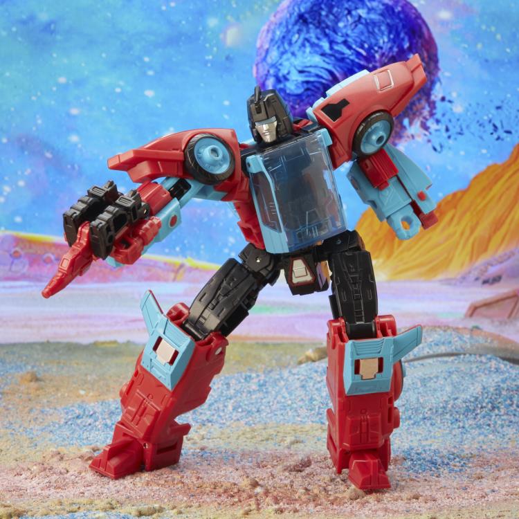 Transformers Generations Legacy Deluxe Class Autobot Pointblank and Peacemaker Action Figure