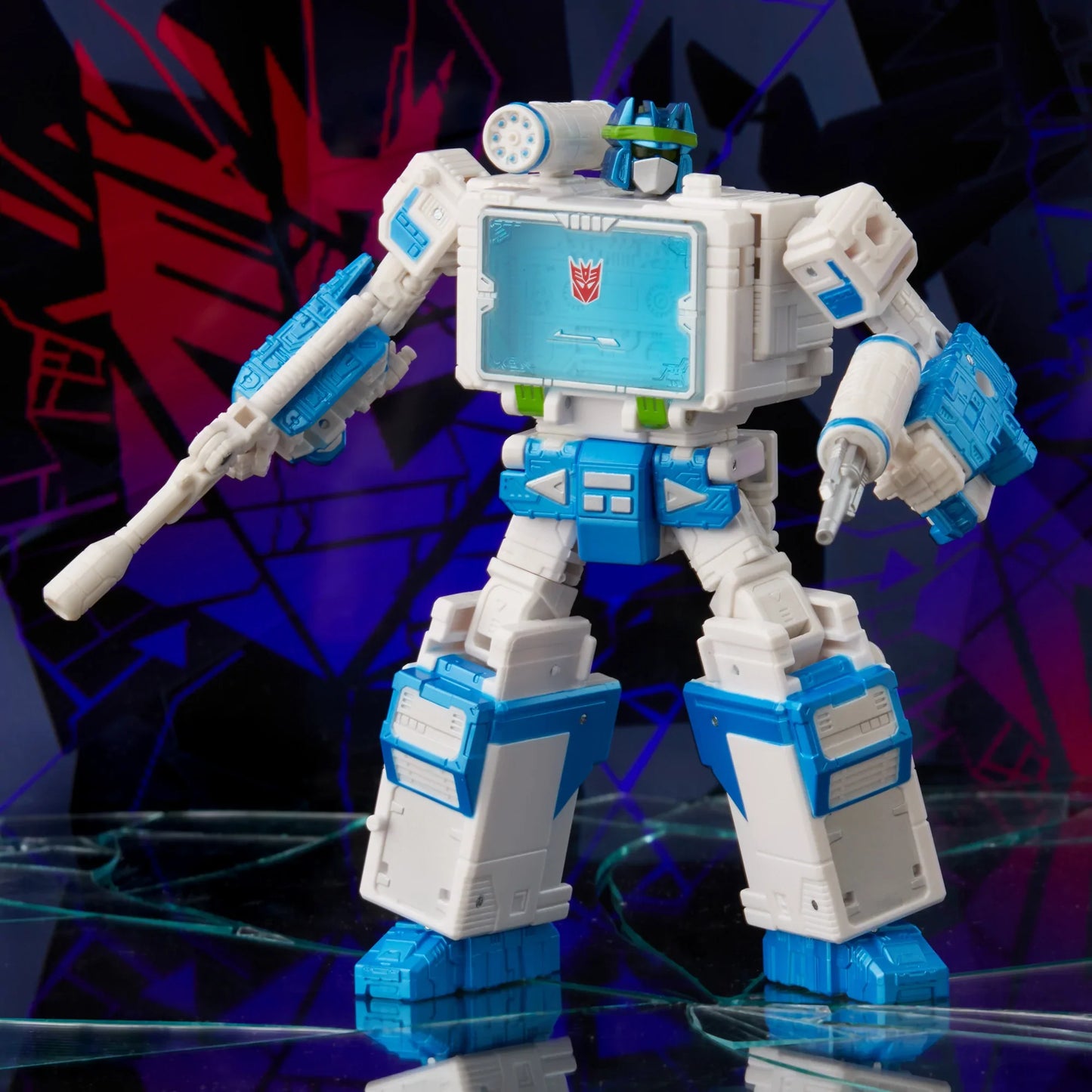 Transformers Generations Shattered Glass Voyager Soundwave, Ravage and Laserbeak Exclusive Action Figure