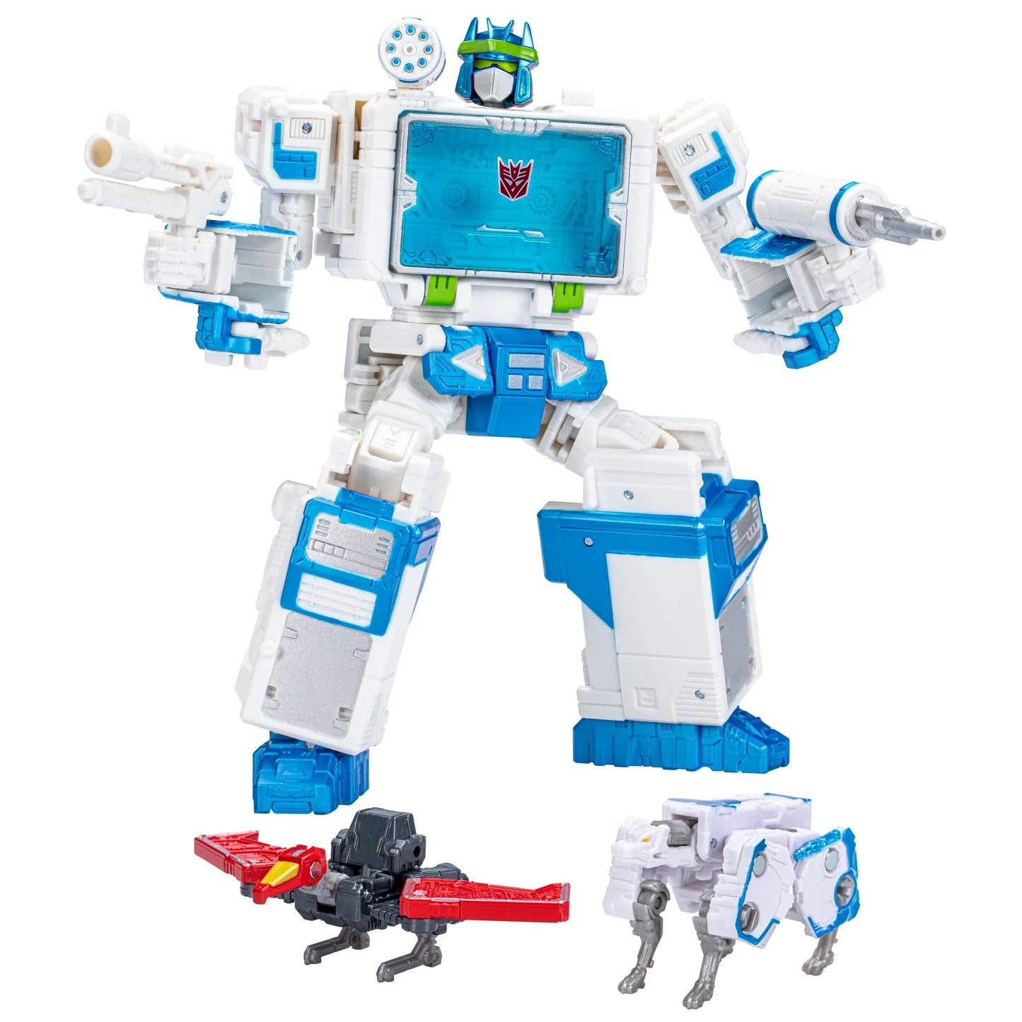 Transformers Generations Shattered Glass Voyager Soundwave, Ravage and Laserbeak Exclusive Action Figure