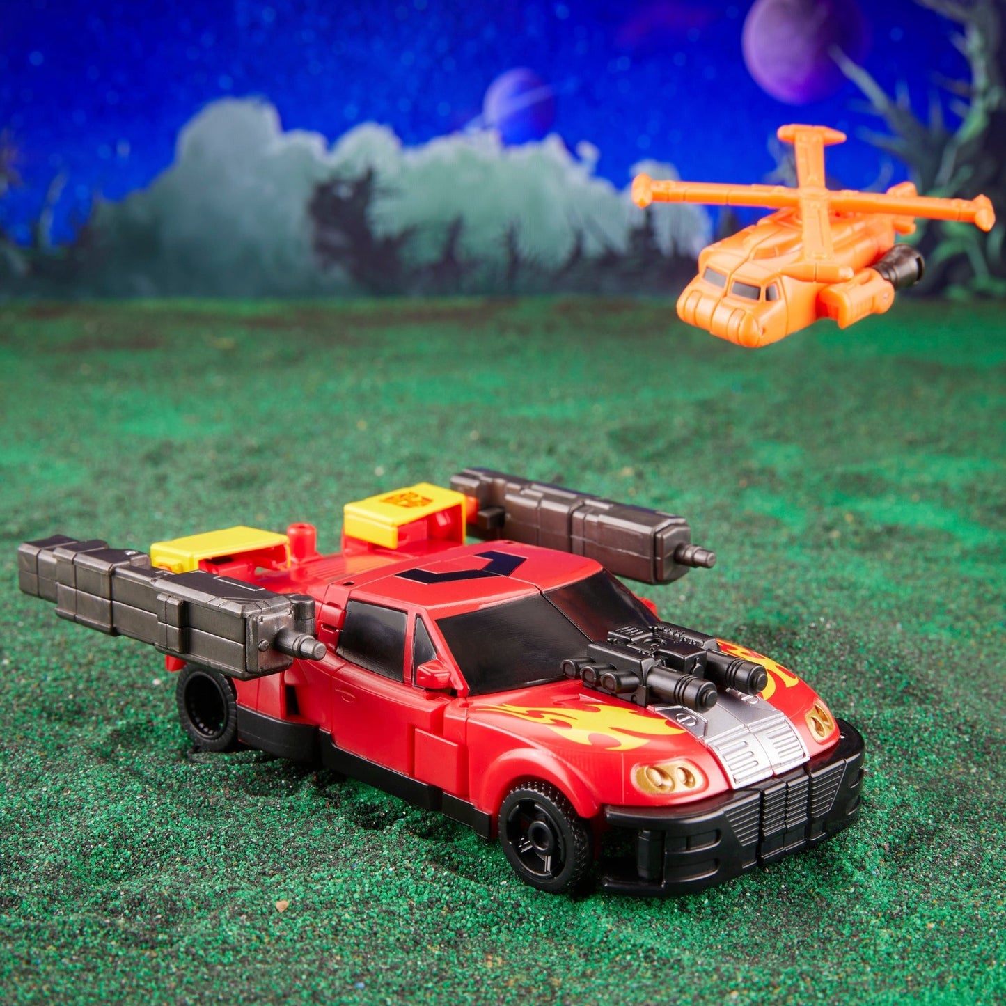 Transformers Generations Legacy Evolution Armada Universe Powerlinx Hot Shot and Jolt SDCC Exclusive Action Figure