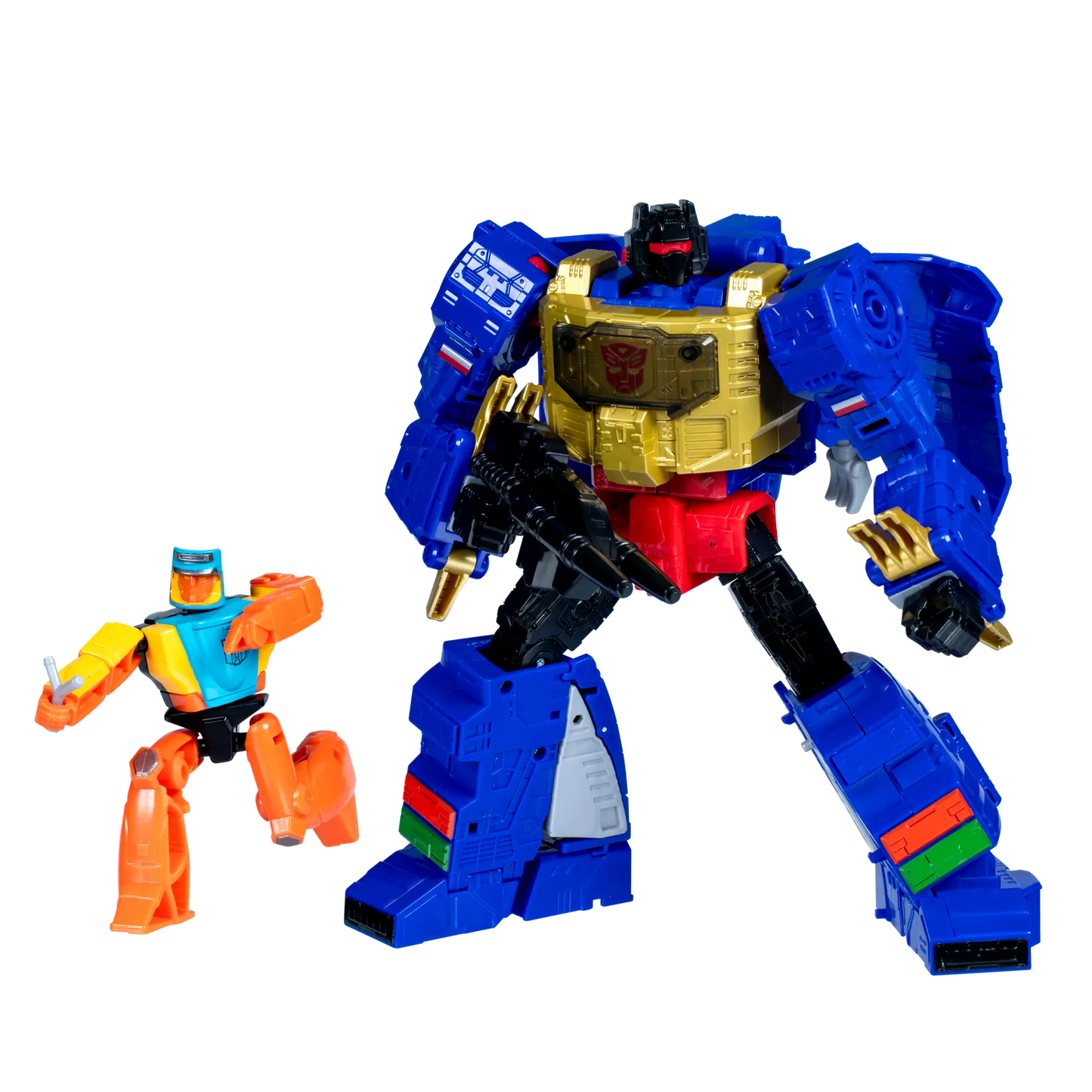 Transformers Age of the Primes Leader Class G2 Grimlock and Wheelie Action Figure