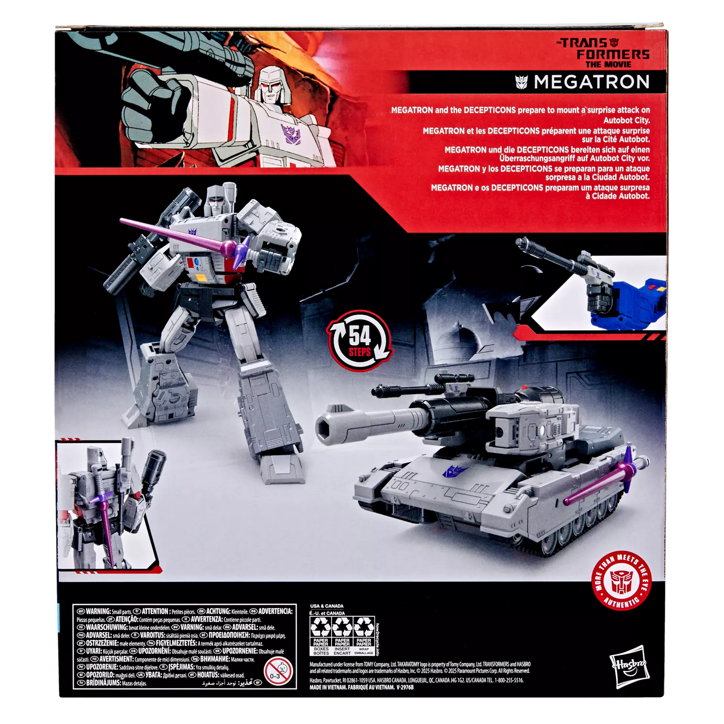 Transformers The Movie Studio Series 86 Leader Megatron Action Figure