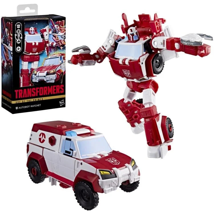 Pre-Sale Transformers Generations Age of the Primes Deluxe Animated Ratchet Action Figure
