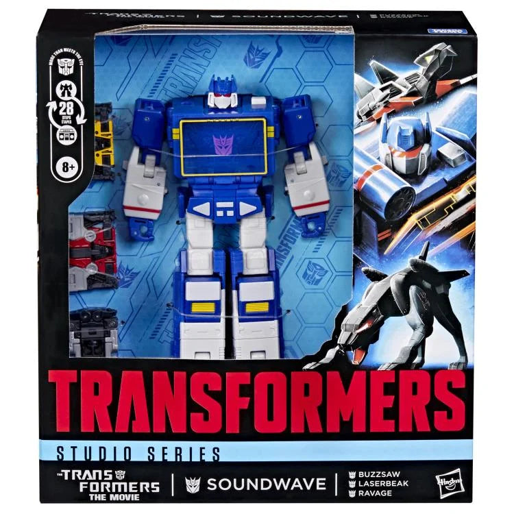 Transformers Generations Studio Series The Transformers The Movie 86 Leader Soundwave Action Figure