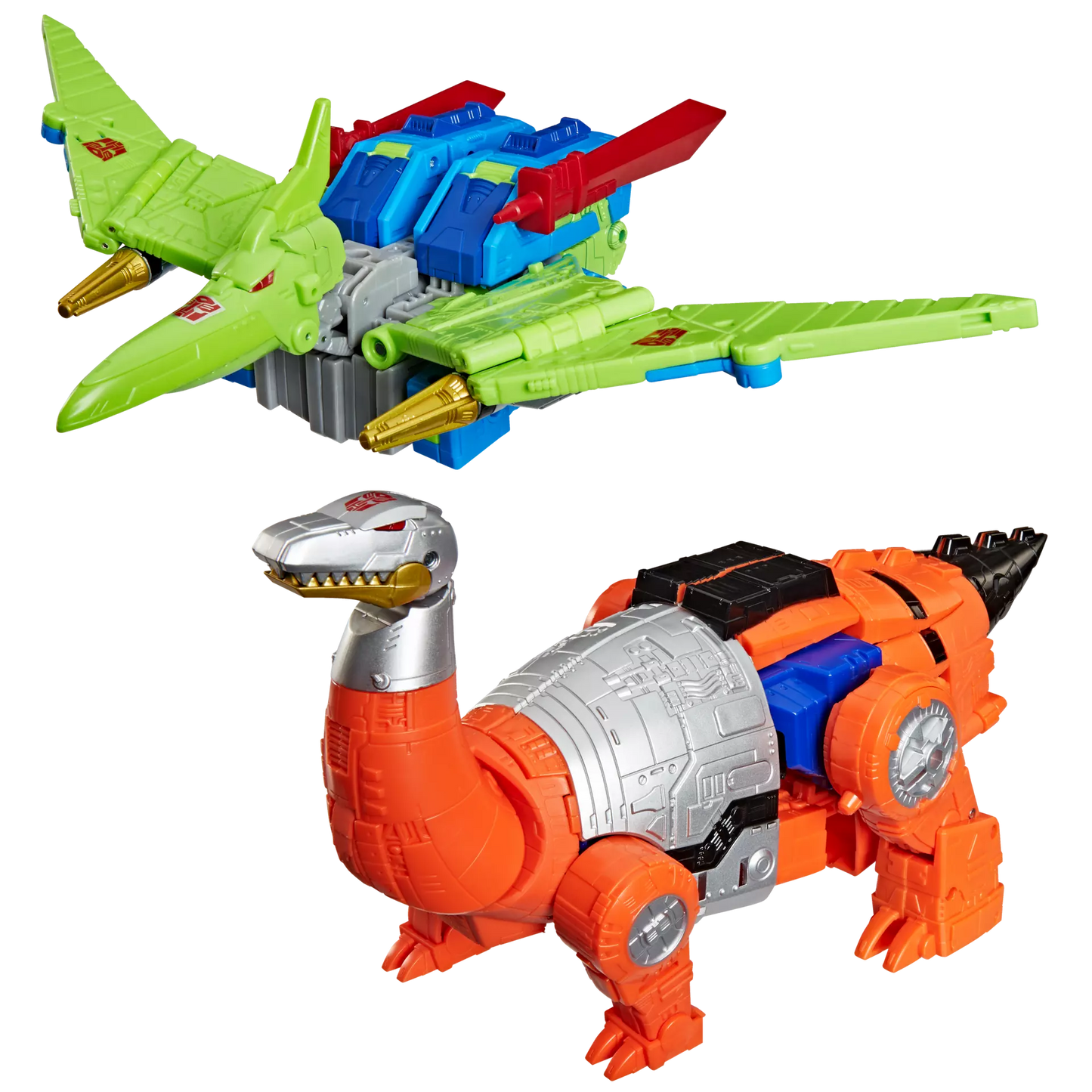 Transformers Age of the Primes Leader Class G2 Dinobot Swoop & G2 Dinobot Sludge 2 Pack Action Figure