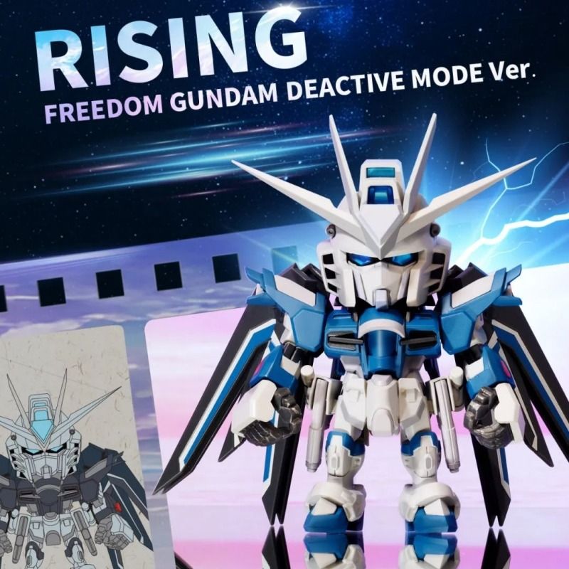 Bandai Gundam Seed Freedom QMSV Mini Rising Freedom and Immortal Justice Gundam Sealed Box Set of 8