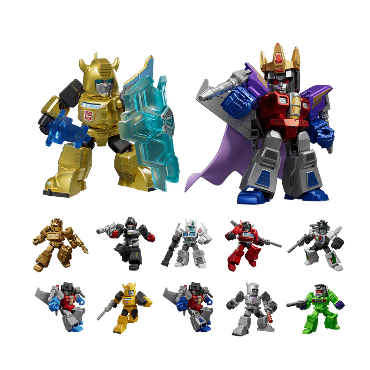 Blokees Transformers Model Kits Defender Version #02 The Overthrow Mystery Box Trading Figure Set of 12